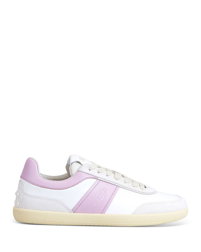 Tod's Women's Cassetta Lace Up Low Top Sneakers | Bloomingdale's