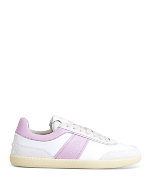 Tod's Women's Cassetta Lace Up Low Top Sneakers