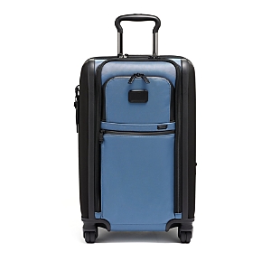 Shop Tumi Alpha 3 International Dual Access 4-wheel Carry-on In Storm Blue