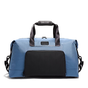 Tumi Alpha Double Expansion Travel Satchel In Storm Blue