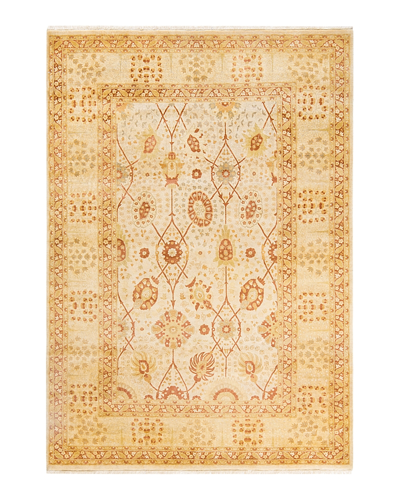 Adorn Handwoven Rugs Mogul M1422 6'4" x 8'10" Area Rug - Ivory