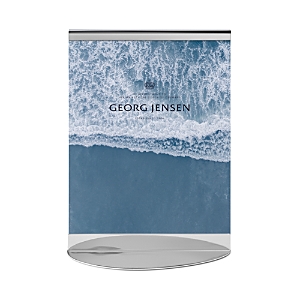 Georg Jensen Sky Stainless Steel Photo Frame In Silver