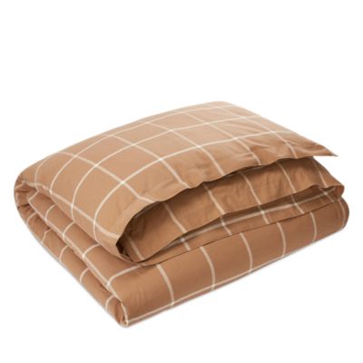 Ralph Lauren HomenEquestrian Windowpane King Duvet top Cover -$570