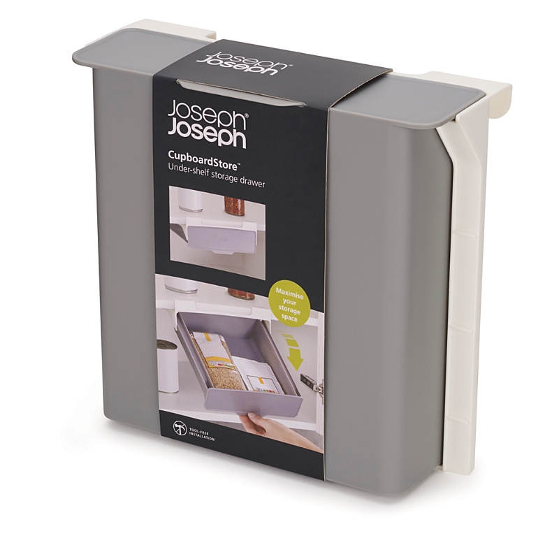 Joseph Joseph Cupboardstore Under-shelf Drawer In Gray