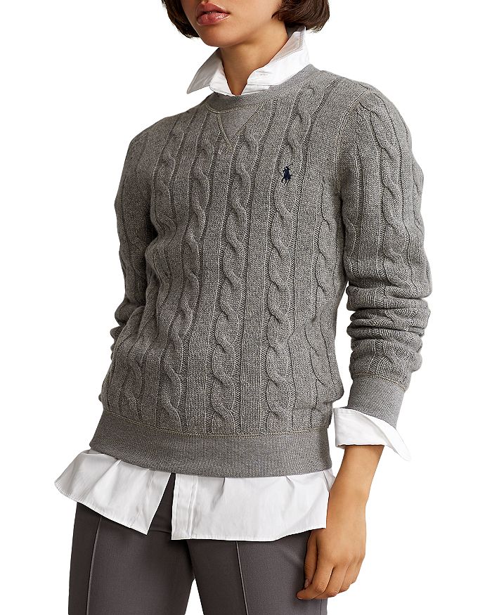HUGO - Oversized-fit cable-knit sweater in a wool blend