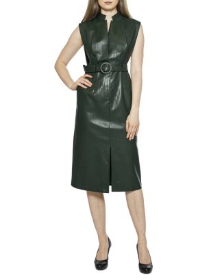 Gracia Faux Leather Sleeveless Dress (49% off)  Comparable value $129.60 |  Bloomingdale's The Outlet Store