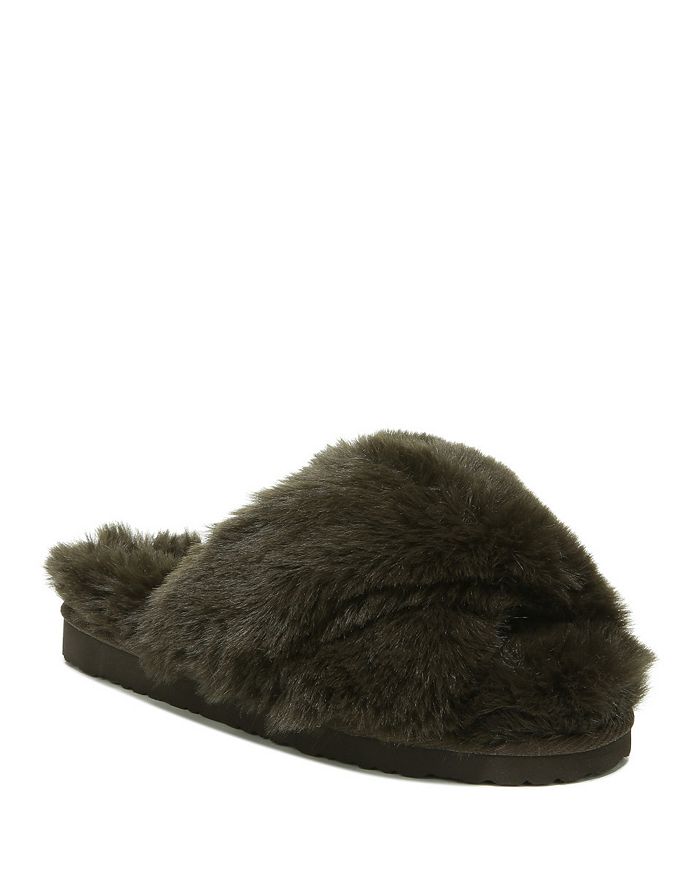 SAM EDELMAN WOMEN'S JEANE CROSS BAND SLIPPERS,H6751F4