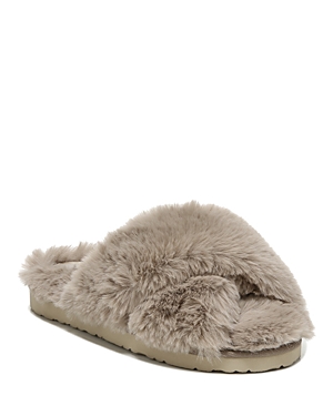 SAM EDELMAN WOMEN'S JEANE FAUX FUR SLIDE SLIPPERS H6751F4