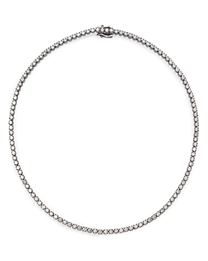 Bloomingdale's Diamond Tennis Necklace in 14K White Gold, 10.0 ct. t.w. - 100% Exclusive
