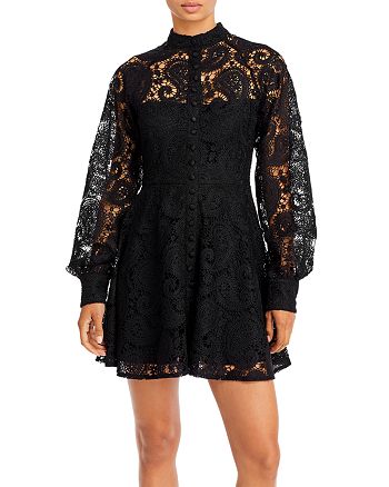 AQUA Paisley Lace Dress - 100% Exclusive | Bloomingdale's