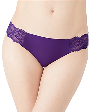 B.tempt'd By Wacoal B.bare Thong In Grape Royal