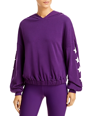 Aqua Athletic Star Sleeve Hoodie - 100% Exclusive In Boysenberry