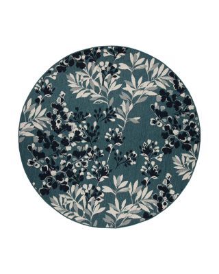 Kaleen Pianta PTA02 Round Area Rug, 5'3 x 5'3
