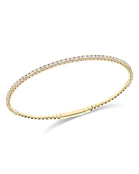 Alor Yellow Cable Multi Station Stackable Bracelet with 18kt White Gold & Diamonds (Size: Size 7.5)