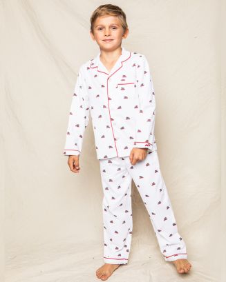 Petite Plume Unisex Holiday Journey Pajama Set - Baby, Little Kid, Big ...