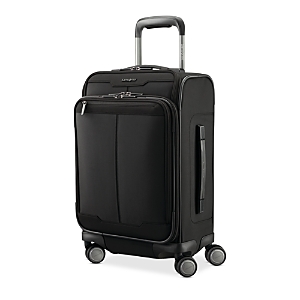 Samsonite Silhouette 17 Carry On Spinner Suitcase In Black