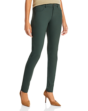 Lafayette 148 Acclaimed Stretch Mercer Pants In Dark Seaweed