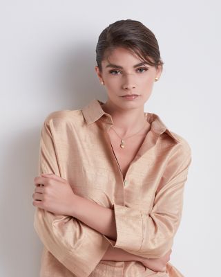 Siviglia Diamond Necklace, . 1 tcw, 16.5&amp;quot;