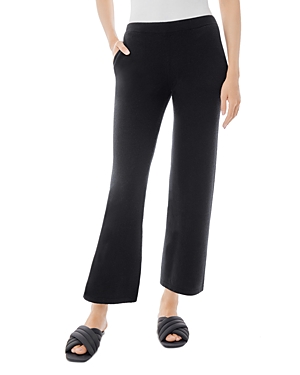 Misook Soft Crepe Wide-leg Pants In Black