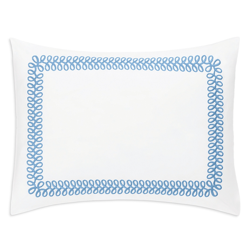 Matouk Astor Braid Boudoir Sham In Sky