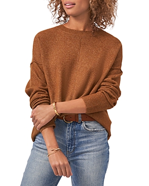 Vince Camuto Cozy Long Sleeve Extend Shoulder Sweater - Macy's