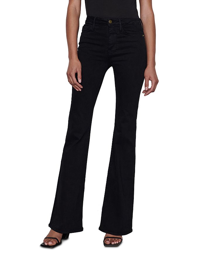 FRAME Le One High Rise Flare Jeans in Larsen | Bloomingdale's