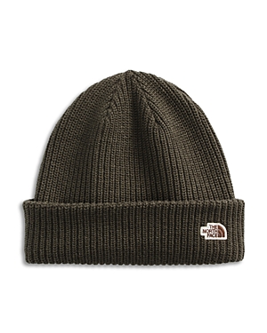 The North Face Salty Dog Beanie In New Taupe Green