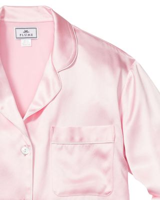 Pink Silk Pajama Set