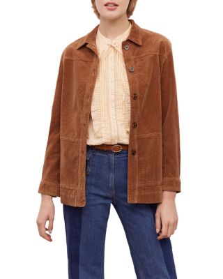 corduroy belted jacket
