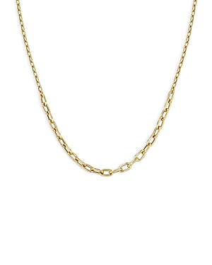 Zoë Chicco 14k Yellow Gold Mixed Link Chain Necklace, 16