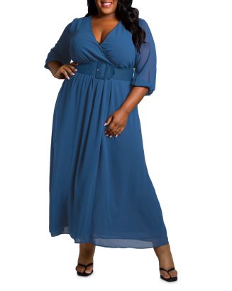 standards & practices Poetic Justice Tida Belted Crossover Maxi Dress ...