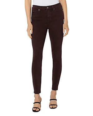 Liverpool Los Angeles Liverpool Abby Skinny Jeans In Cherry Wood In Root Beer