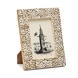 Pigeon & Poodle Ismailia Spotted Gold Bone Frame, 4 X 6