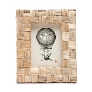 Pigeon & Poodle Grasse Natural Woven Rattan Frame, 5 x 7