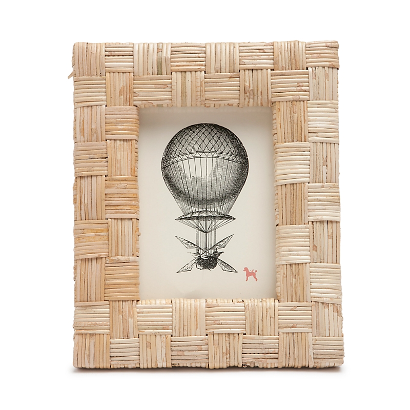 Pigeon & Poodle Grasse Natural Cane Picture Frame, 5" X 7" In Natural