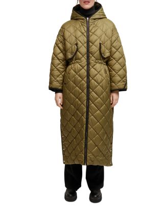 Maje Quilted Reversible Puffer Coat | Bloomingdale's