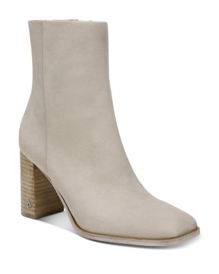 gray booties low heel