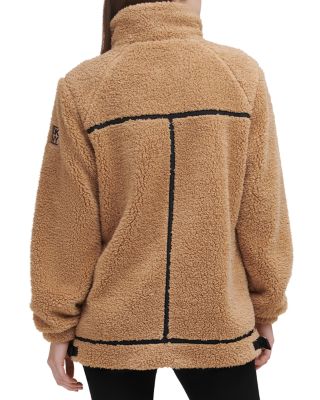 donna karan teddy coat