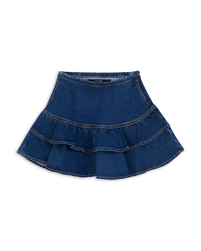 Girls denim ruffle skirt online