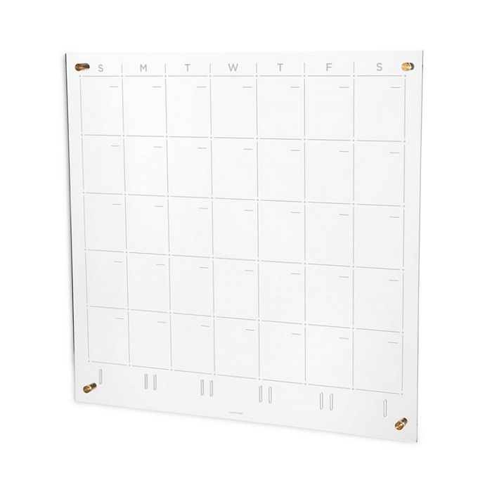 RUSSELL+HAZEL Acrylic Monthly Wall Calendar Bloomingdale's