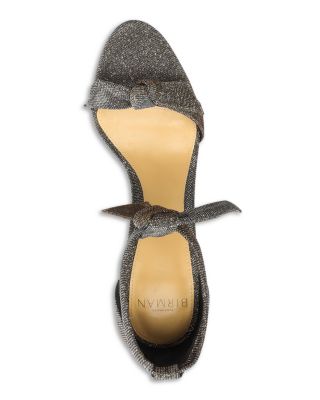 Women's Clarita Glitter Ankle Strap High Heel Sandals