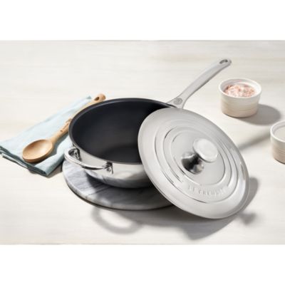 Signature Stainless Steel Nonstick 3.5 Qt. Saucier Pan