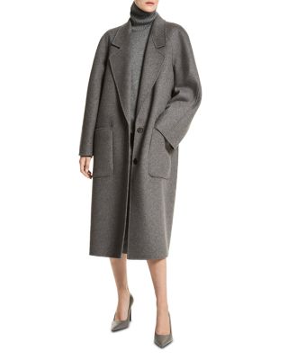 michael kors green wool coat