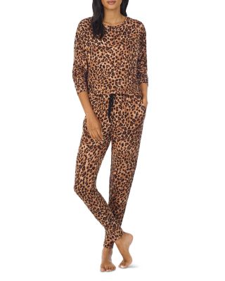 Ralph Lauren Leopard Jogger Pants Pajama Set Bloomingdale s