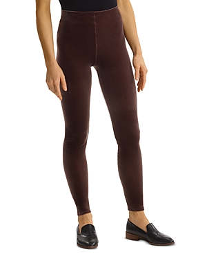 Commando Perfect Control Velvet Leggings In Greige