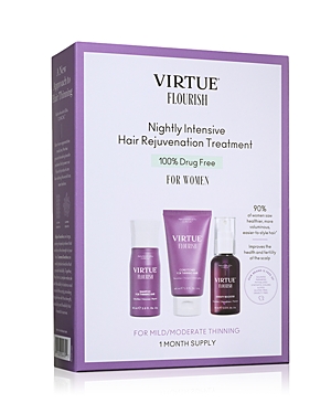 Shop Virtue Flourish Nightly Intensive Hair Rejuvenation Treatment - 30 Days