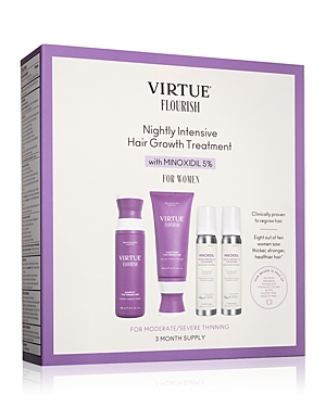 Shop Virtue Flourish Nightly Intensive Hair Growth Treatment - 90 Days