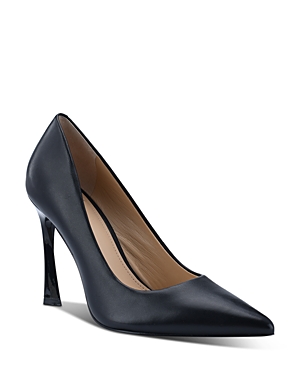 Marc Fisher Ltd Women's Sassie Pointed Toe Pumps In Black Leather