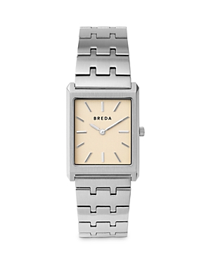 Shop Breda Virgil Watch, 26mm In White/silver