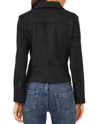 suede jacket black womens